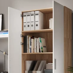 Aktenregal Frank Weiß/Sonoma 80 x 182.4 cm Vicco