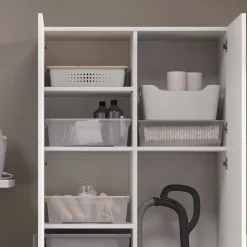 Aktenregal Ingo Weiß 80 x 182.4 cm mit Schublade Vicco