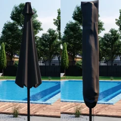 Ampelschirm Anthrazit 270 cm mit Schutzhülle OK-Living
