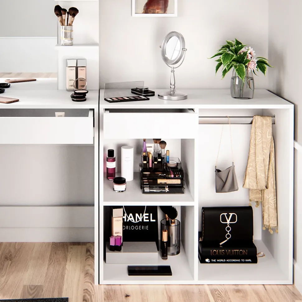 Anstellschrank Isabelle Weiß 80.1 x 75 cm Vicco