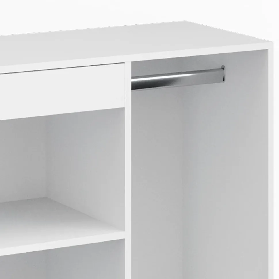 Anstellschrank Isabelle Weiß 80.1 x 75 cm Vicco