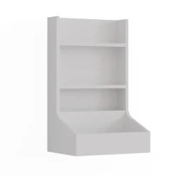 Anstellschrank Sherry Weiß 40 x 65 cm mit 3 Ablagefächern Vicco