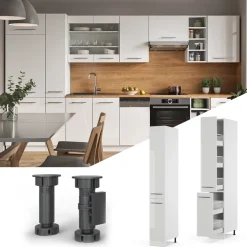 Apothekerschrank Fame-Line Weiß Hochglanz 30 cm Vicco