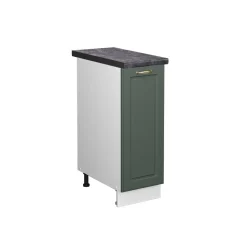 Apothekerschrank Fame-Line Grün-Gold Landhaus 30 cm , AP Anthrazit Vicco