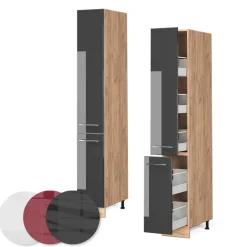 Apothekerschrank Fame-Line Anthrazit Hochglanz 30 cm Vicco