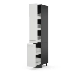 Apothekerschrank Fame-Line Weiß Hochglanz 30 cm Vicco