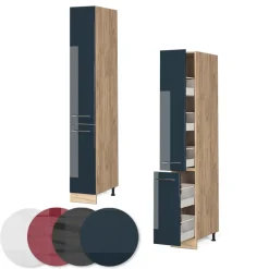 Apothekerschrank Fame-Line Dunkelblau Hochglanz 30 cm Vicco