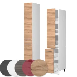 Apothekerschrank Fame-Line Goldkraft Eiche 30 cm Vicco