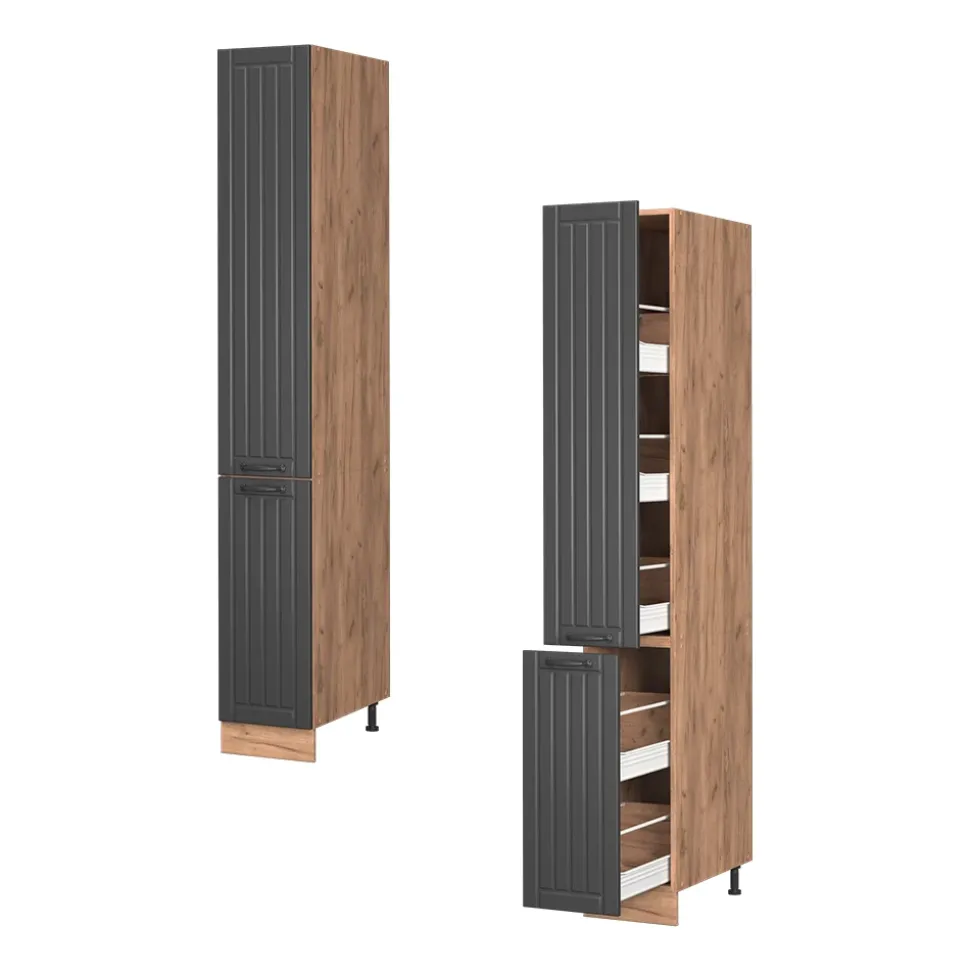 Apothekerschrank Fame-Line Dunkelgrau 30 cm Vicco