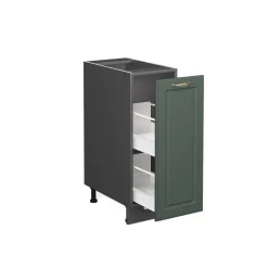 Apothekerschrank Fame-Line Grün-Gold Landhaus 30 cm ohne Arbeitsplatte Vicco