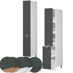 Apothekerschrank Fame-Line Anthrazit-Gold 30 cm Vicco