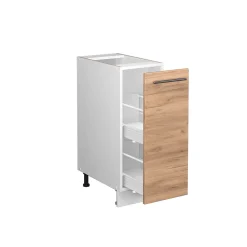 Apothekerschrank Fame-Line Goldkraft Eiche 30 cm , AP Anthrazit Vicco