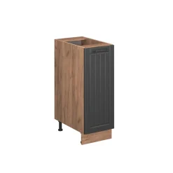 Apothekerschrank Fame-Line Dunkelgrau 30 cm ohne Arbeitsplatte Vicco