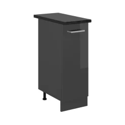 Apothekerschrank R-Line Anthrazit Hochglanz 30 cm , AP Anthrazit Vicco