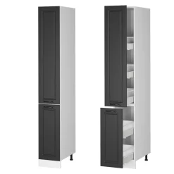 Apothekerschrank R-Line Anthrazit Landhaus 30 cm Vicco