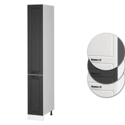 Apothekerschrank R-Line Anthrazit Landhaus 30 cm Vicco