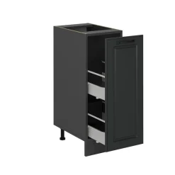 Apothekerschrank R-Line Anthrazit Landhaus 30 cm ohne Arbeitsplatte Vicco