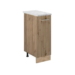 Apothekerschrank R-Line Artisan-Eiche 30 cm AP Marmor Vicco