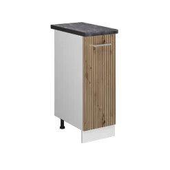 Apothekerschrank R-Line Artisan-Eiche 30 cm , AP Anthrazit Vicco