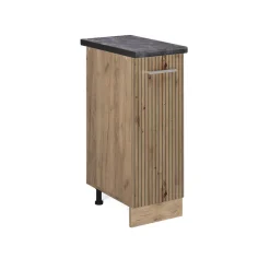 Apothekerschrank R-Line Artisan-Eiche 30 cm , AP Anthrazit Vicco