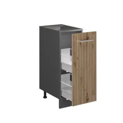 Apothekerschrank R-Line Artisan-Eiche 30 cm AP Marmor Vicco