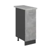 Apothekerschrank R-Line Beton 30 cm AP Marmor Vicco