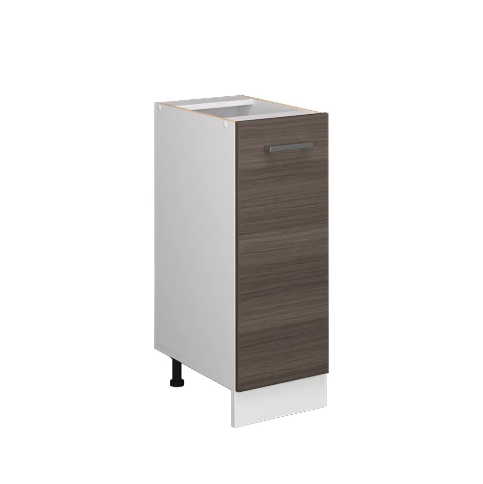 Apothekerschrank R-Line Edelgrau 30 cm ohne Arbeitsplatte Vicco