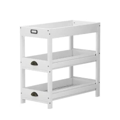 Aufbewahrungsregal Legum Weiß 33 x 66 cm mit 3 Ablagen Vicco