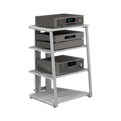 Aufbewahrungsregal Tonar Grau 61 x 78 cm 4 offene Ablageflächen Vicco