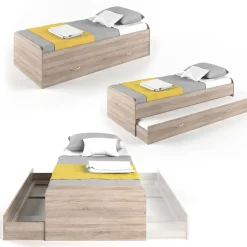 Ausziehbett Enzo Sonoma 90x200 cm Vitalispa