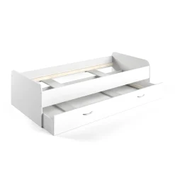 Ausziehbett Enzo Weiß 90x200 cm Vitalispa