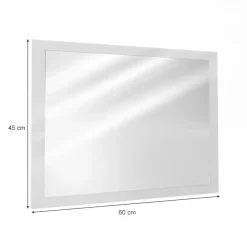 Badezimmerspiegel Emma Weiß 45 x 60 cm Vicco