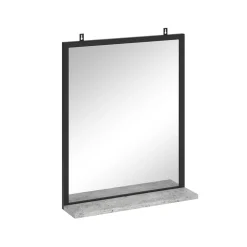 Badezimmerspiegel Fyrk Beton 50 x 60 cm Vicco