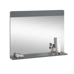 Badezimmerspiegel Izan Grau 80.1 x 62 cm Vicco