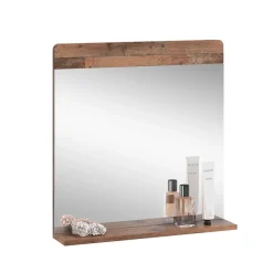 Badezimmerspiegel Izan Oldstyle 60 x 62 cm mit Ablage Vicco