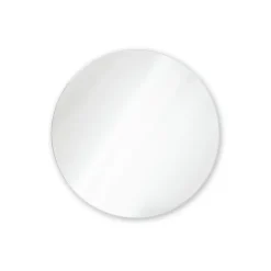 Badezimmerspiegel Karen Weiß 60 x 60 cm Rund Vicco