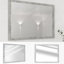 Badezimmerspiegel Kiko Beton 45 x 60 cm Vicco