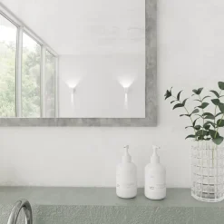 Badezimmerspiegel Kiko Beton 45 x 60 cm Vicco