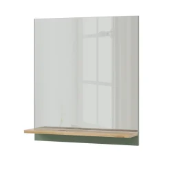 Badezimmerspiegel Marelle Grün/Artisan 60 x 67 cm mit Regal Vicco