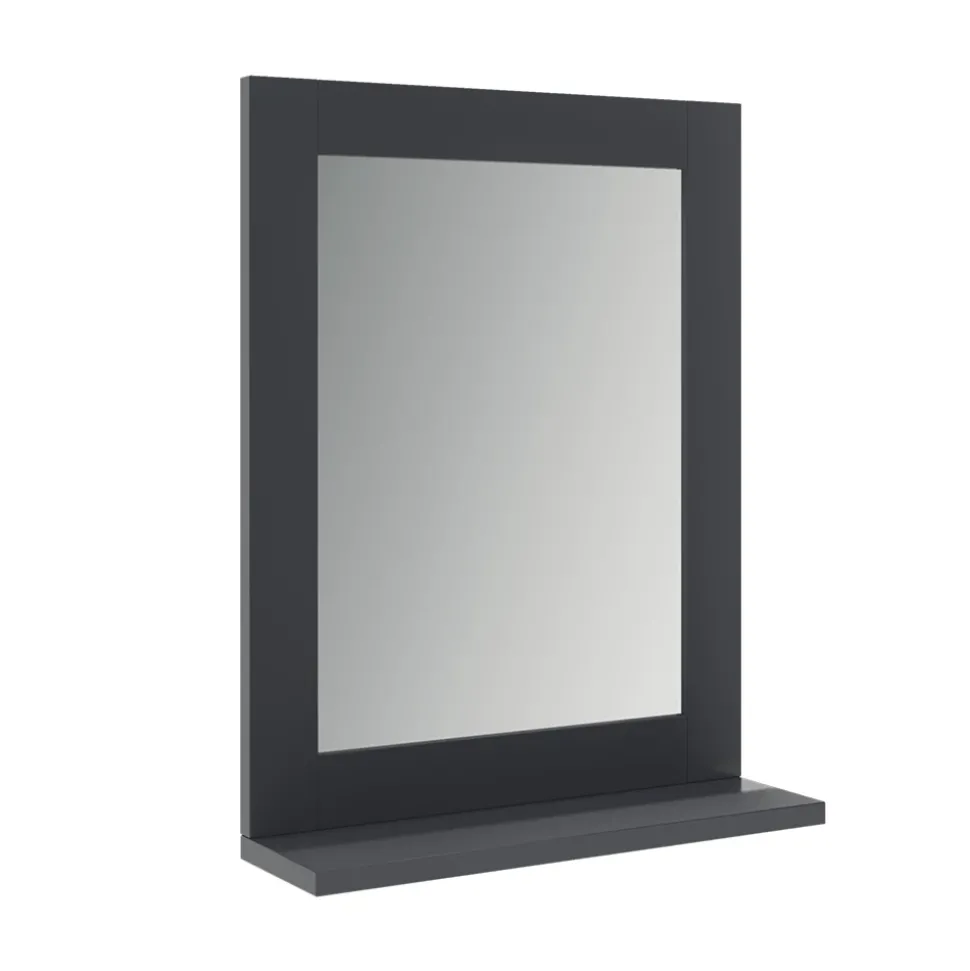 Badezimmerspiegel Vilda Grau 40 x 50 cm Vicco