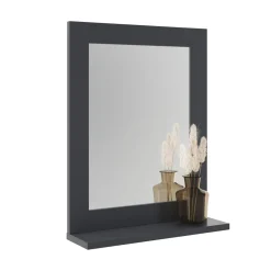 Badezimmerspiegel Vilda Grau 40 x 50 cm Vicco