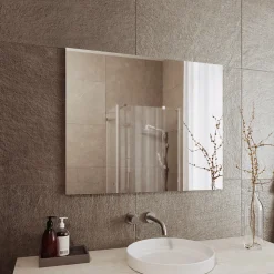 Badezimmerspiegel Viola Weiß 2 x 65 cm Vicco