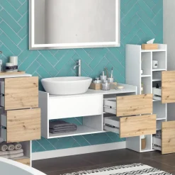 Badmöbel-Set Alf Weiß 4 Teile Vicco