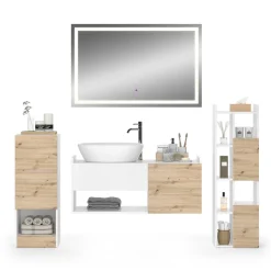 Badmöbel-Set Alf Weiß 4 Teile Vicco