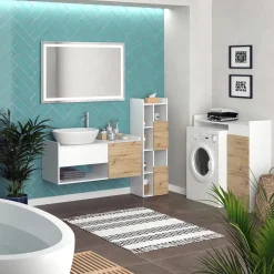 Badmöbel-Set Alf Weiß 3 Teile Vicco