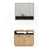 Badmöbel-Set Beatrice Artisan-Eiche 2 Teile Vicco