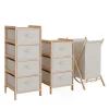 Badmöbel-Set Bruno Beige 3 Teile Vicco