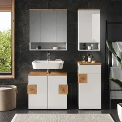 Badmöbel-Set Eden Weiß 4 Teile Vicco