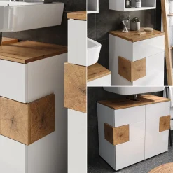 Badmöbel-Set Eden Weiß 4 Teile Vicco