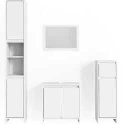 Badmöbel-Set Emma Weiß 4 Teile Vicco